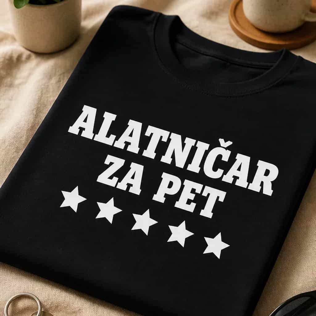 Majica za alatničara - ALATNIČAR ZA PET ★★★★★