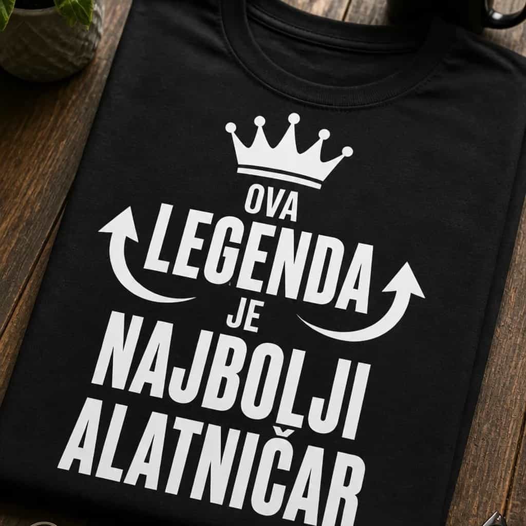 Majica za alatničara - OVA LEGENDA JE NAJBOLJI ALATNIČAR