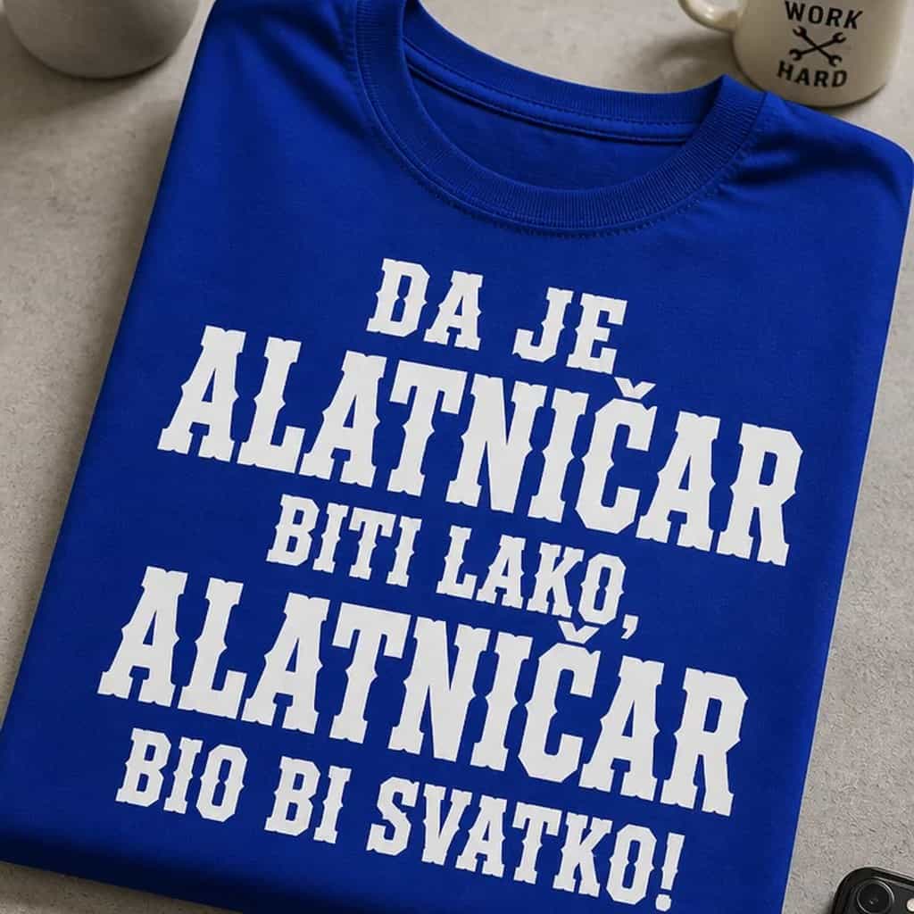 Majica za alatničare - Da je lako, bio bi svatko