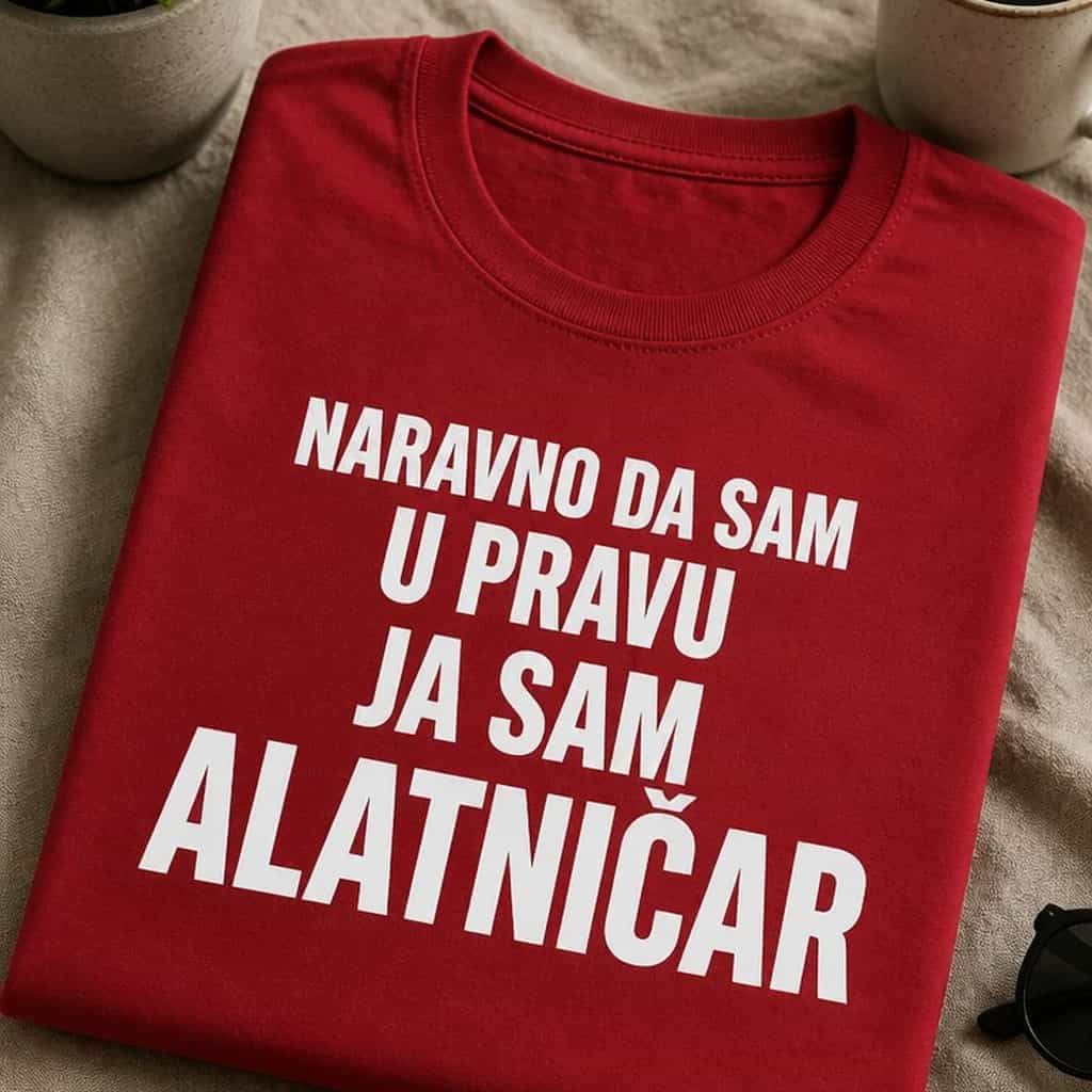 Majica za alatničare naravno da sam u pravu ja sam alatničar