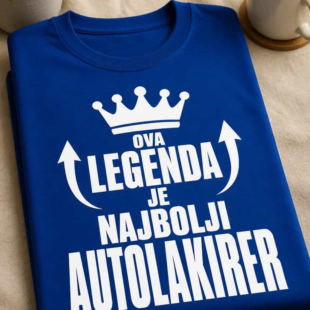 Majica za autolakirere - OVA LEGENDA JE NAJBOLJI AUTOLAKIRER