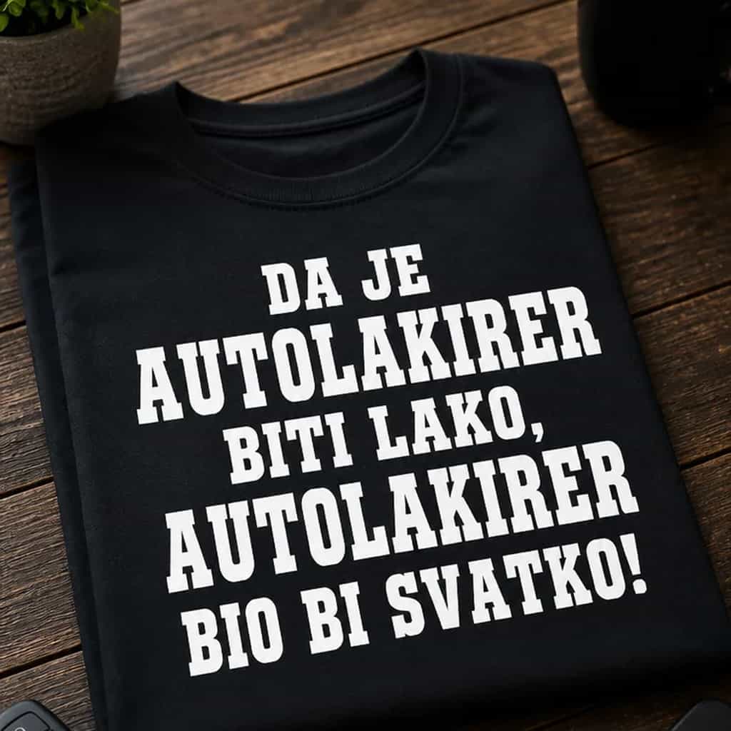 Majica za autolakirere - Da je lako, bio bi svatko
