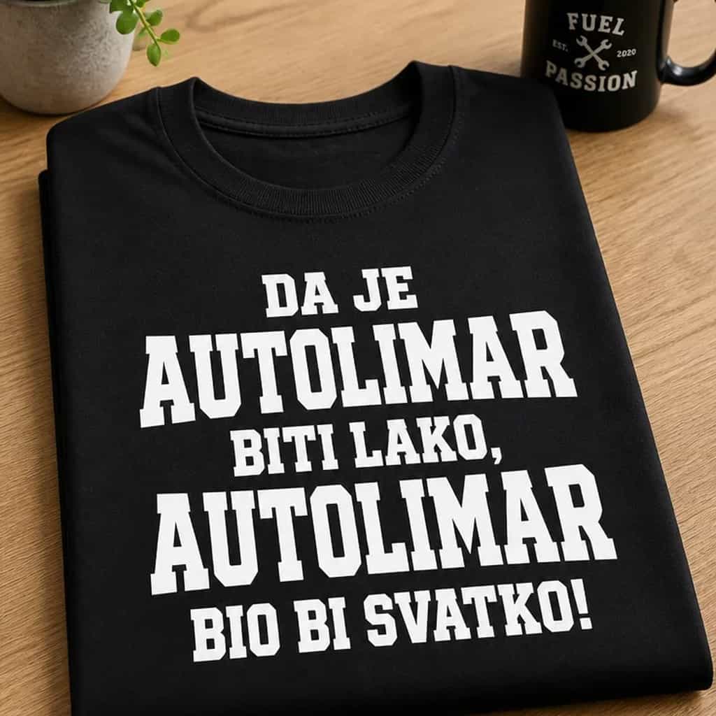 Majica da je autolimar biti lako, autolimar bio bi svatko
