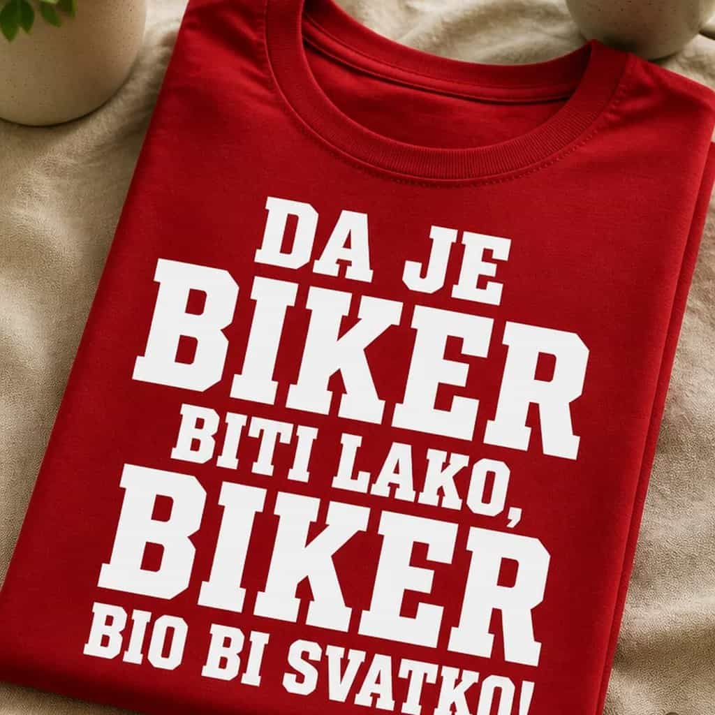 Majica za bikere - biti biker nije za svakoga