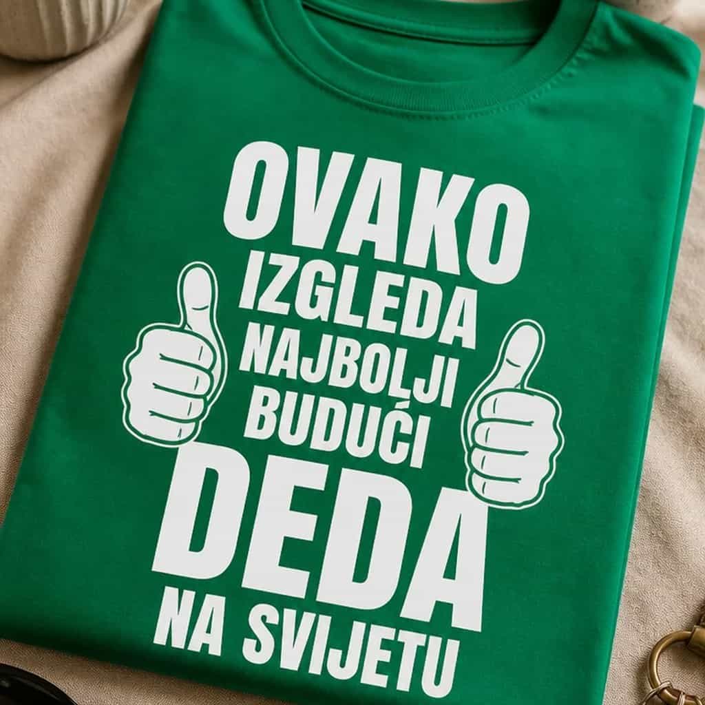 Majica ovako izgleda najbolji budući deda na svijetu