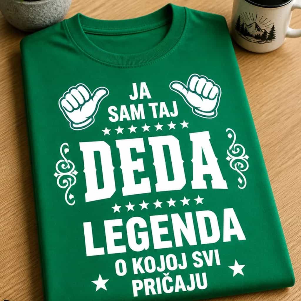 Majica za dedu - JA SAM TAJ DEDA LEGENDA O KOJOJ SVI PRIÄŚAJU