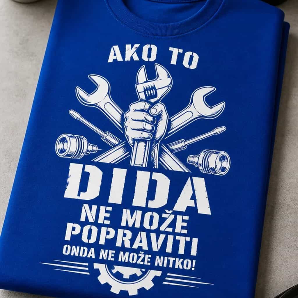 Majica za didu ako to dida ne moĹľe popraviti ne moĹľe nitko