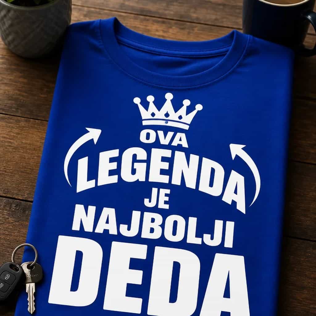 Majica za djedove - OVA LEGENDA JE NAJBOLJI DEDA