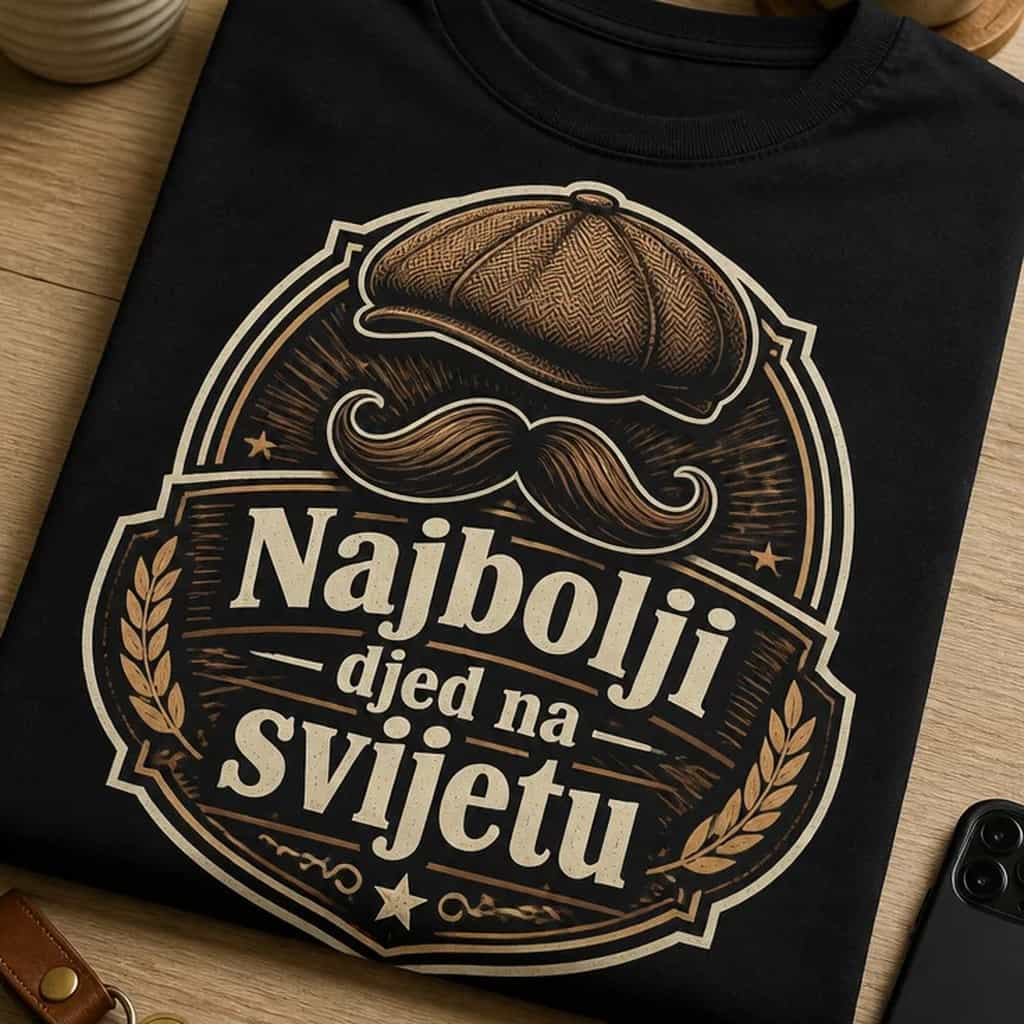 Majica za djeda – Najbolji djed na svijetu