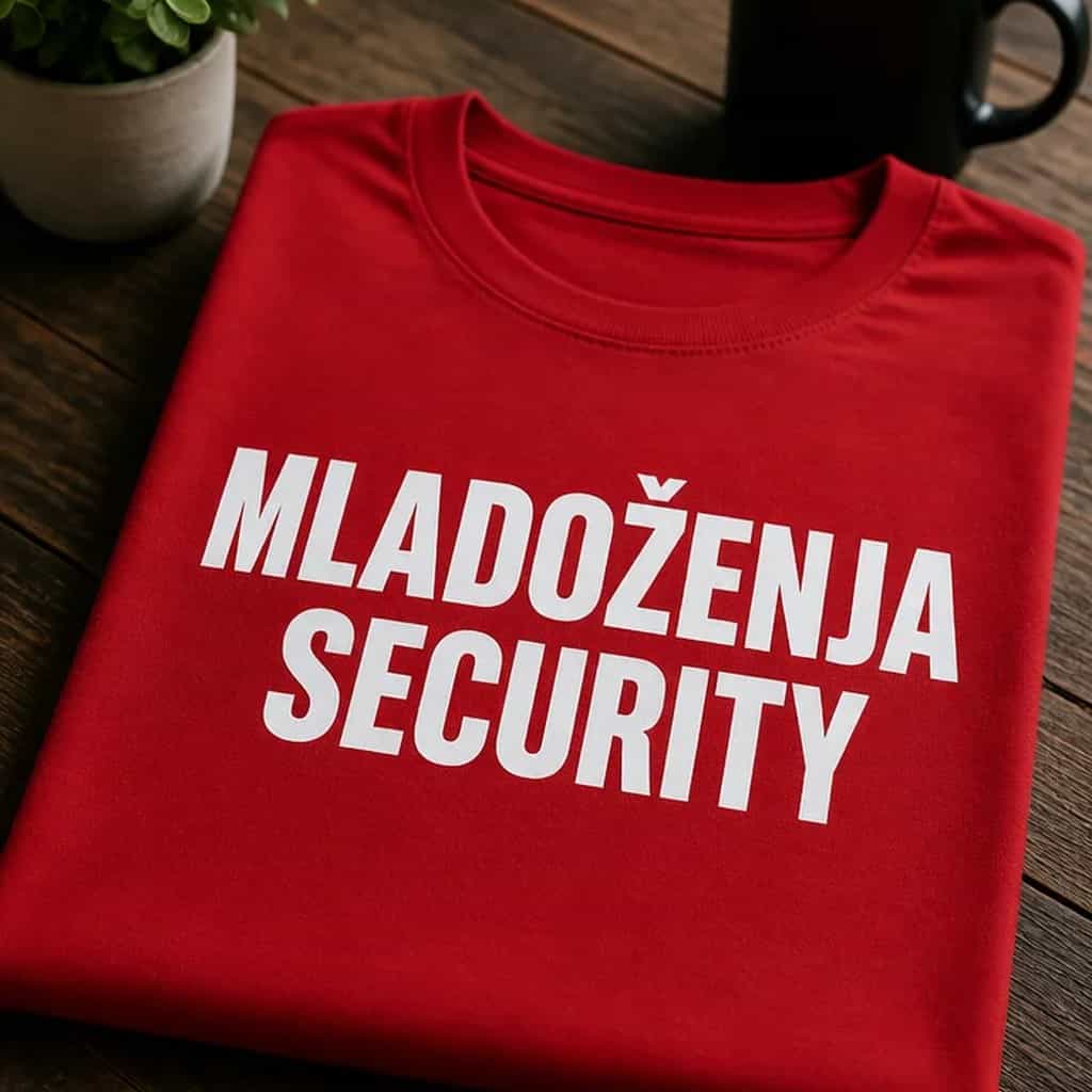 Majica za svadbenu ekipu - MLADOŽENJA SECURITY