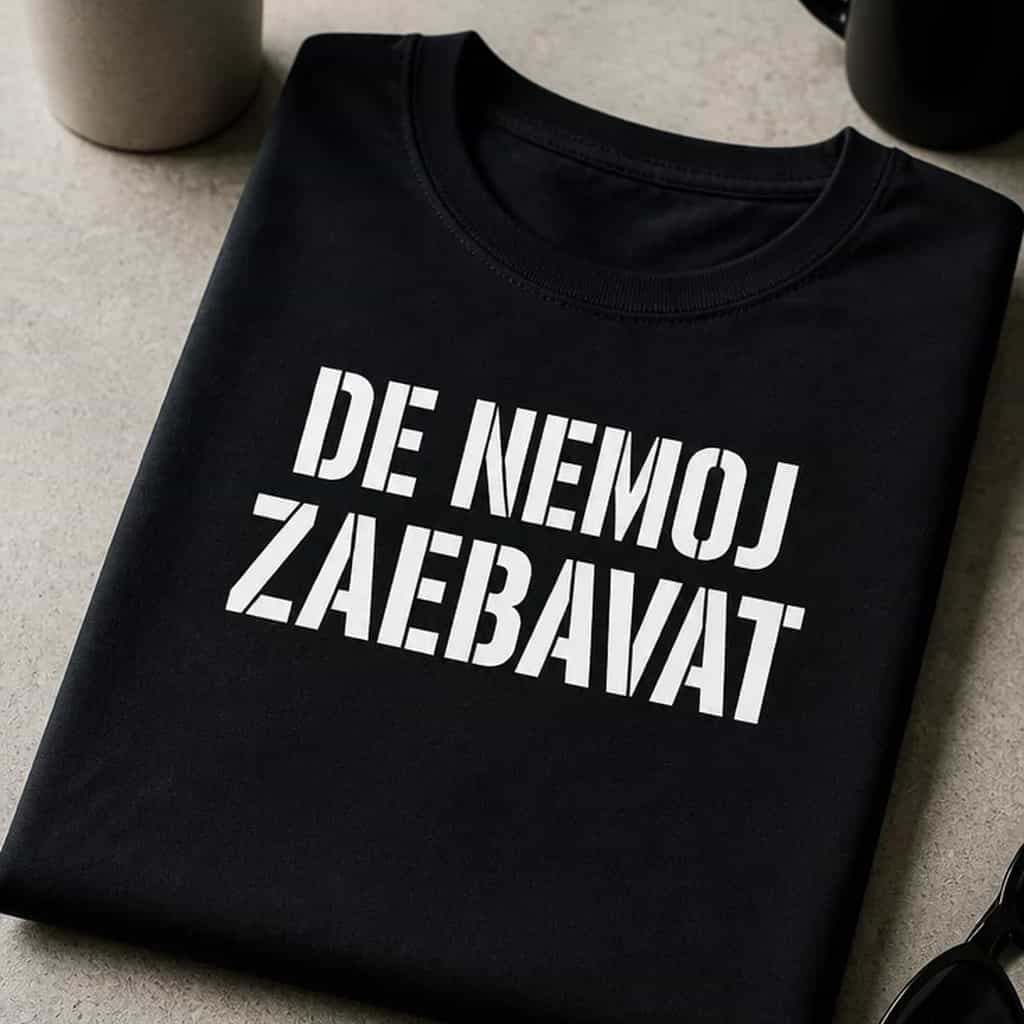 Majica za zafrkante - DE NEMOJ ZAEBAVAT