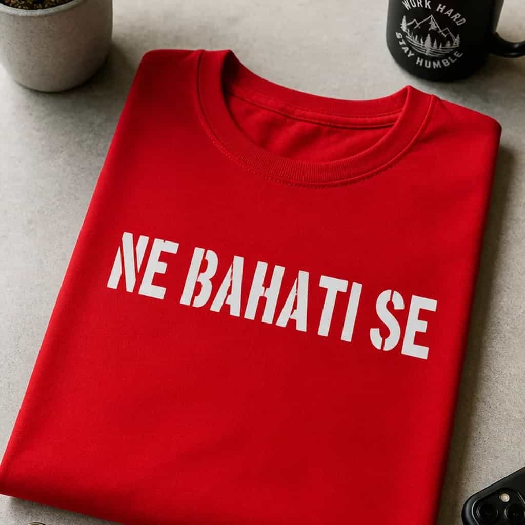 Majica za ekipu sa stavom - NE BAHATI SE