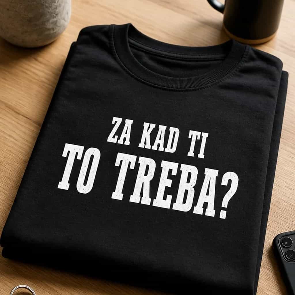Majica za skeptike - ZA KAD TI TO TREBA?