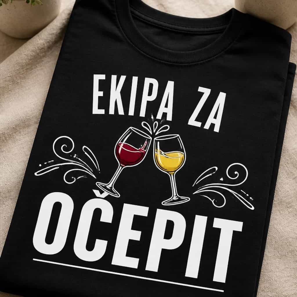 Majica za ekipu za djevojačku - EKIPA ZA OČEPIT