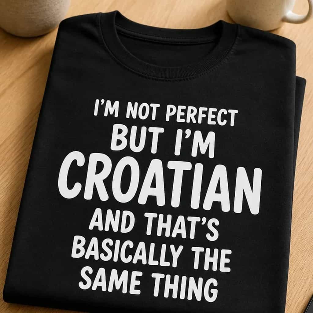 Majica nisam savršen, ali sam Hrvat, to je isto