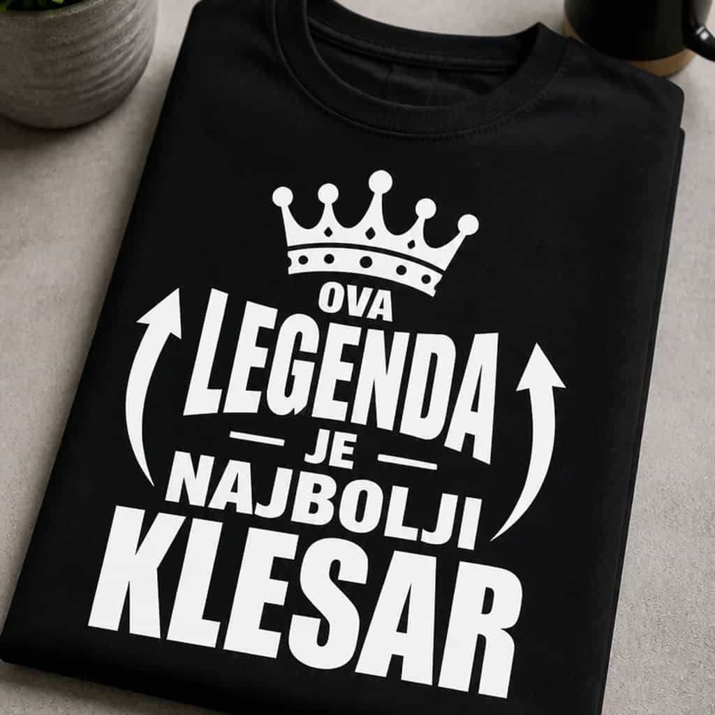 Majica za klesara - OVA LEGENDA JE NAJBOLJI KLESAR