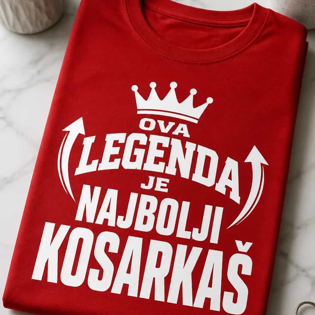 Majica za košarkaša - OVA LEGENDA JE NAJBOLJI KOŠARKAŠ