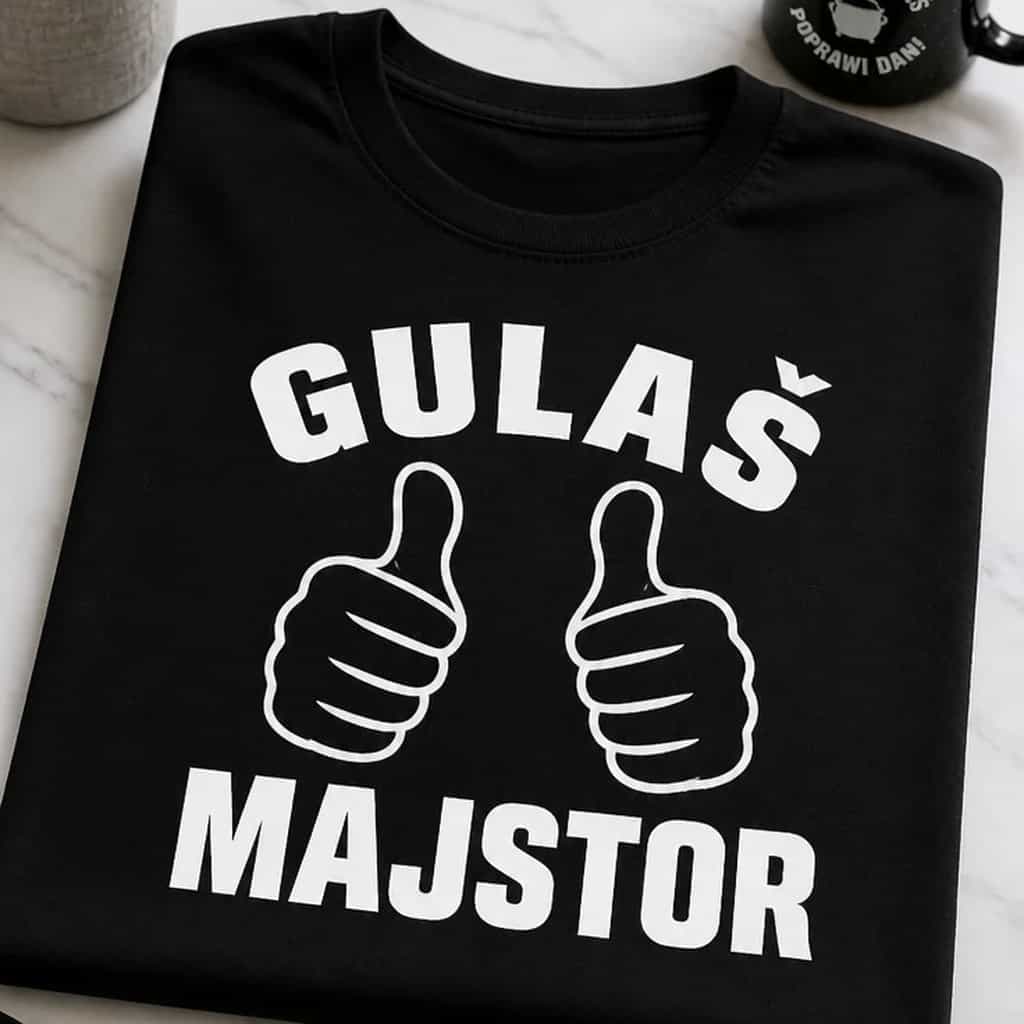 Majica za kuhare i ljubitelje gulaša - GULAŠ MAJSTOR
