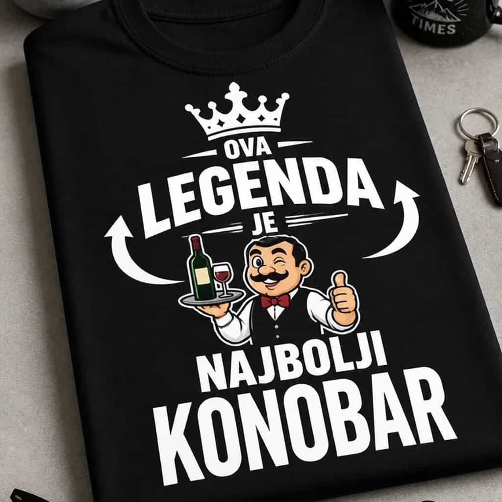 Majica za konobara - OVA LEGENDA JE NAJBOLJI KONOBAR