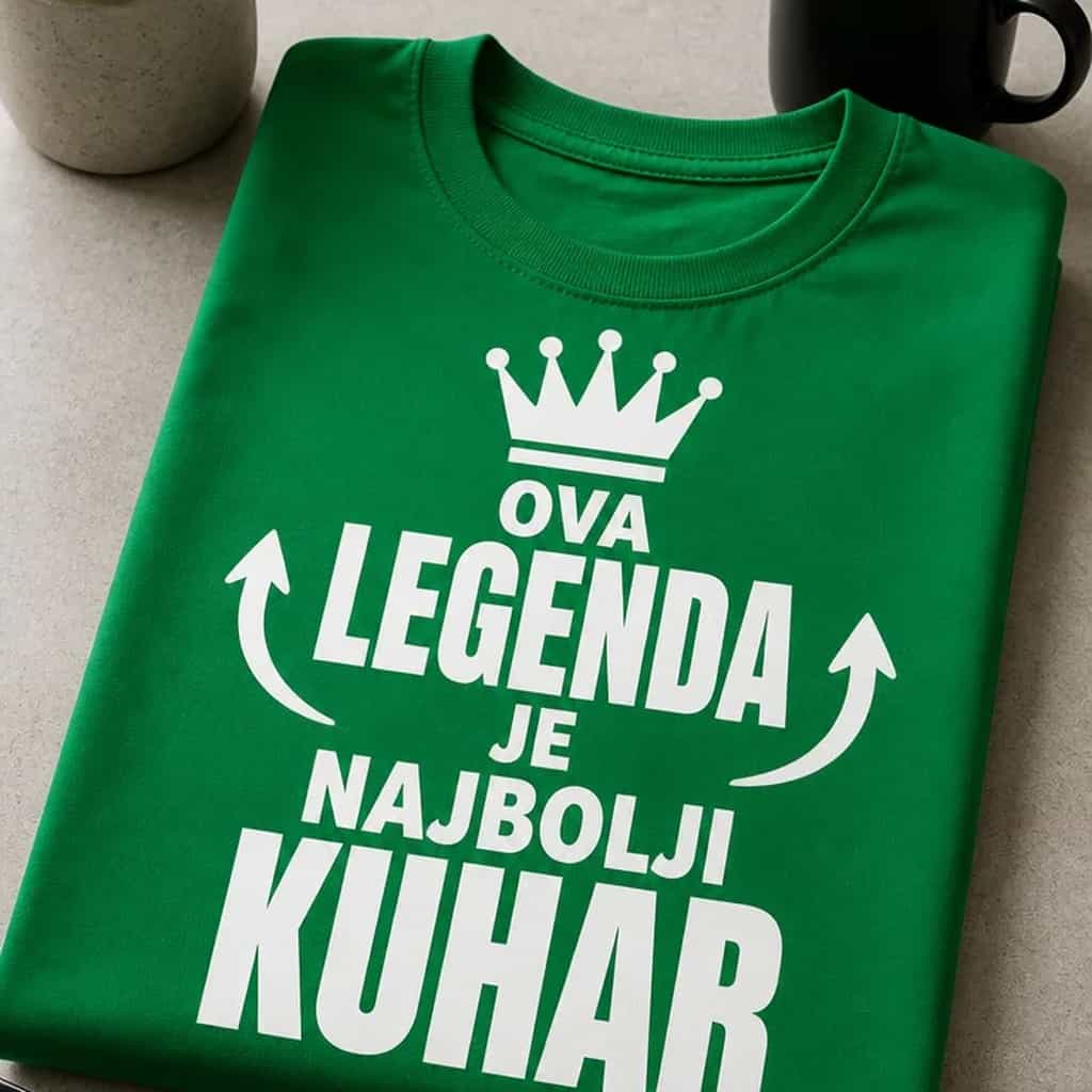 Majica za kuhare - OVA LEGENDA JE NAJBOLJI KUHAR