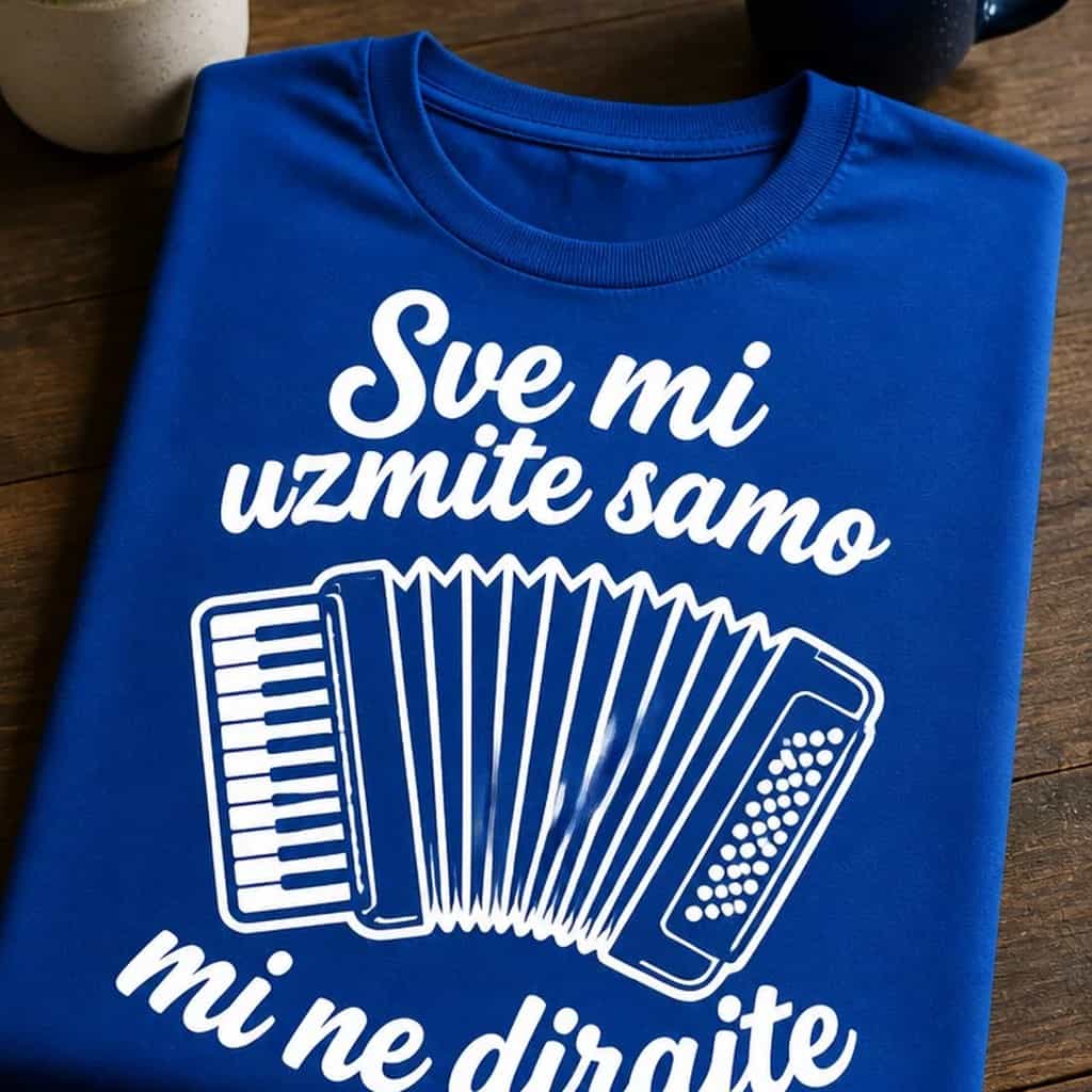 Majica sve mi uzmite samo mi ne dirajte harmoniku