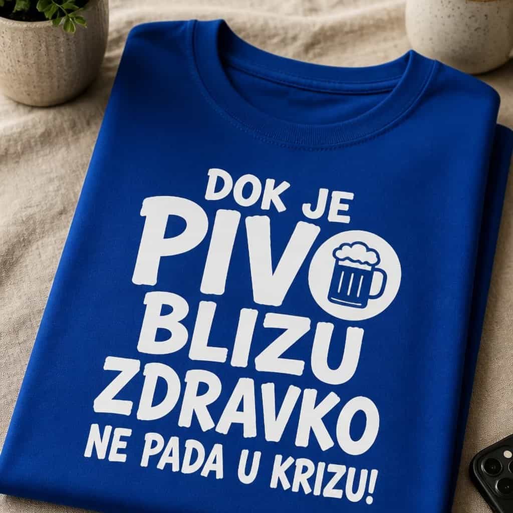 Majica dok je pivo blizu Zdravko ne pada u krizu
