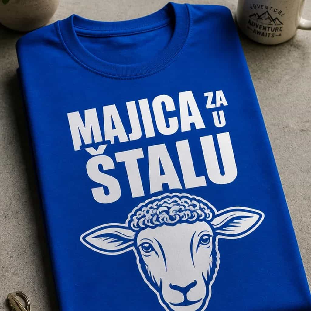 Majica za ljubitelje seoskog humora - MAJICA ZA U ŠTALU