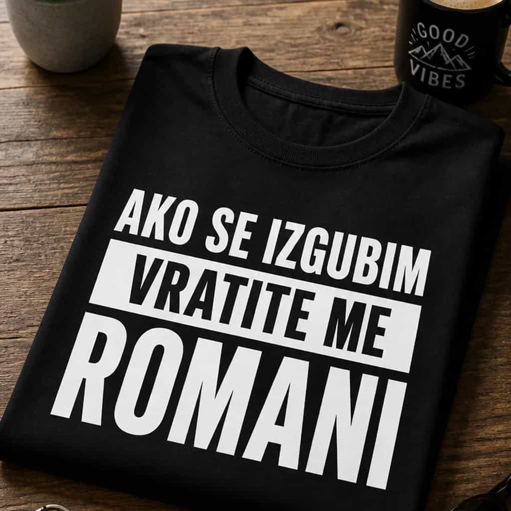 Majica ako se izgubim vratite me romani