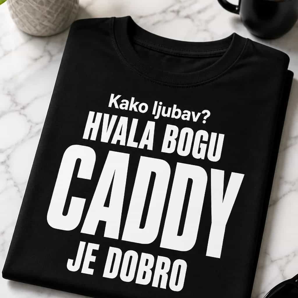 Majica kako ljubav? Hvala Bogu Caddy je dobro
