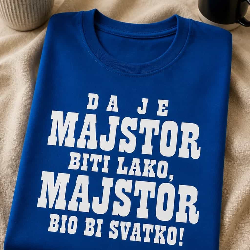 Majica za majstore - da je majstor biti lako, bio bi svatko