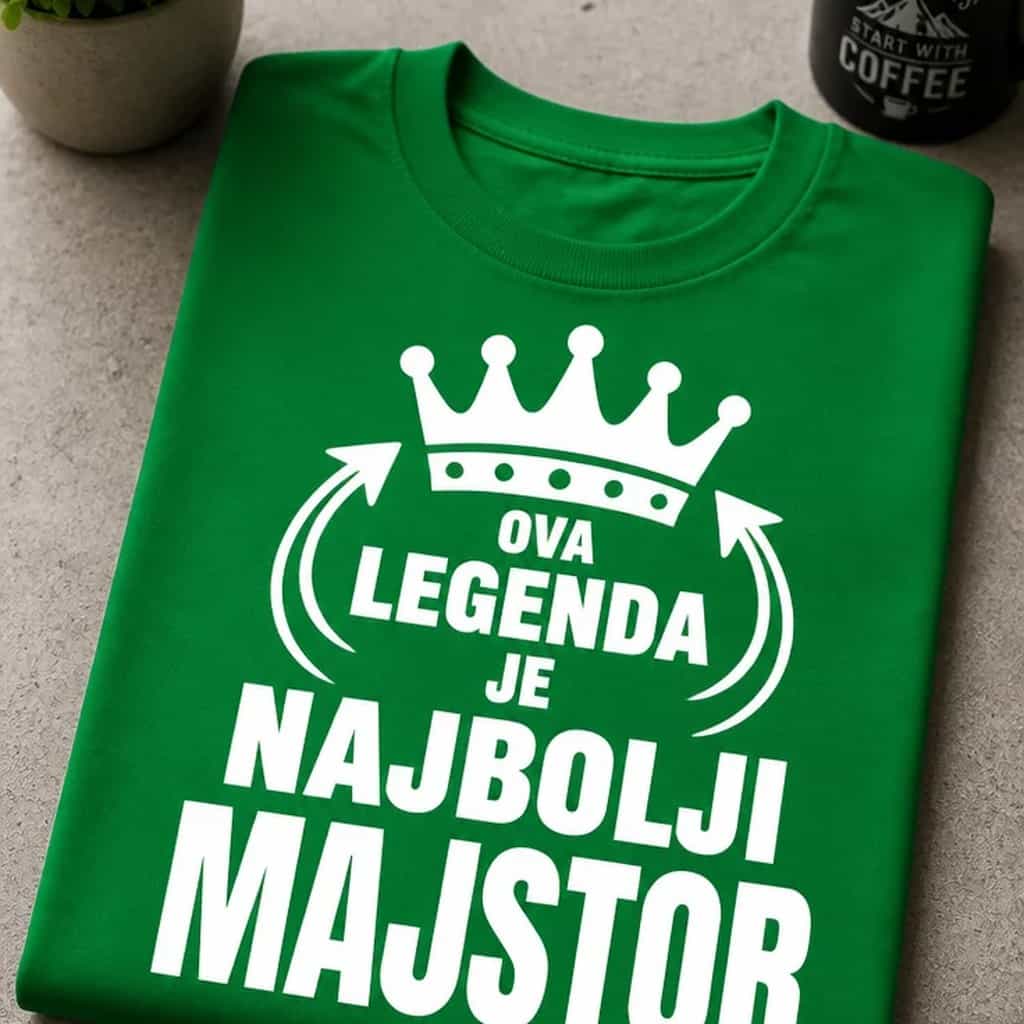 Majica za majstore - OVA LEGENDA JE NAJBOLJI MAJSTOR