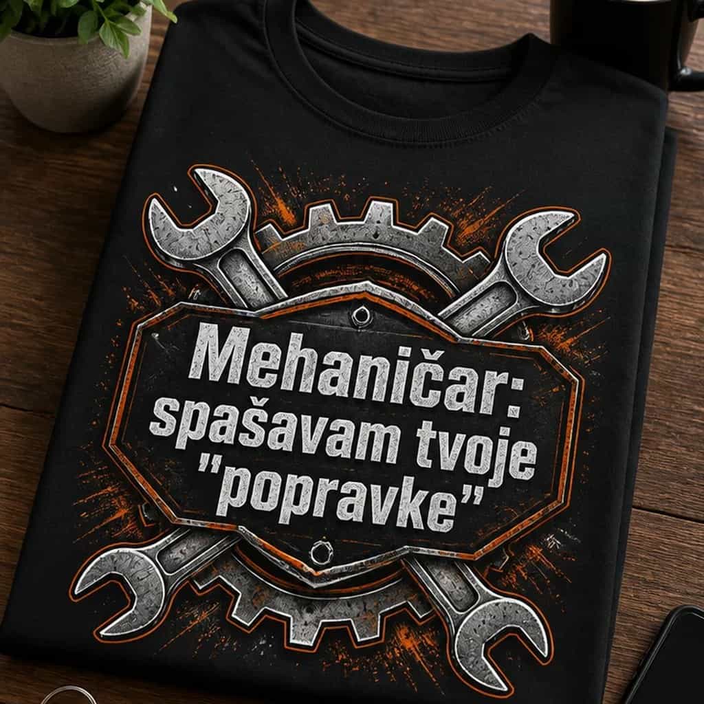 Majica za mehaniÄara: spaÅ”avam tvoje "popravke"
