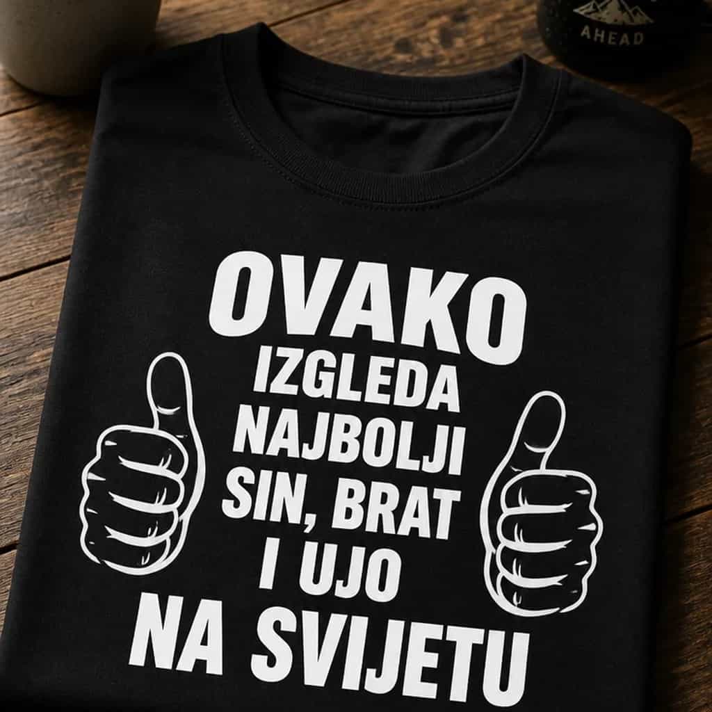 Majica ovako izgleda najbolji sin, brat i ujo na svijetu