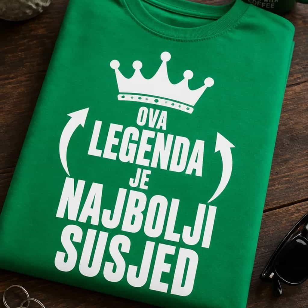 Majica za najboljeg susjeda - OVA LEGENDA JE NAJBOLJI SUSJED