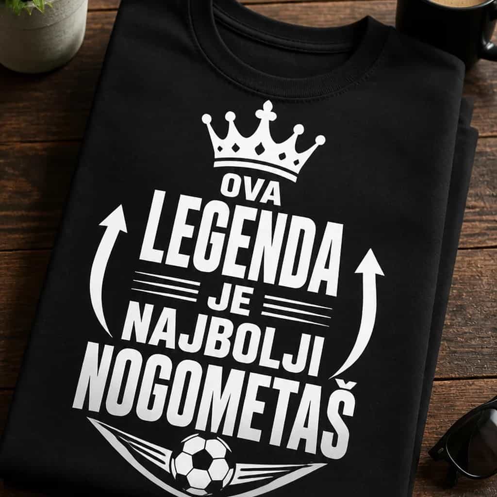 Majica za nogometaša - OVA LEGENDA JE NAJBOLJI NOGOMETAŠ