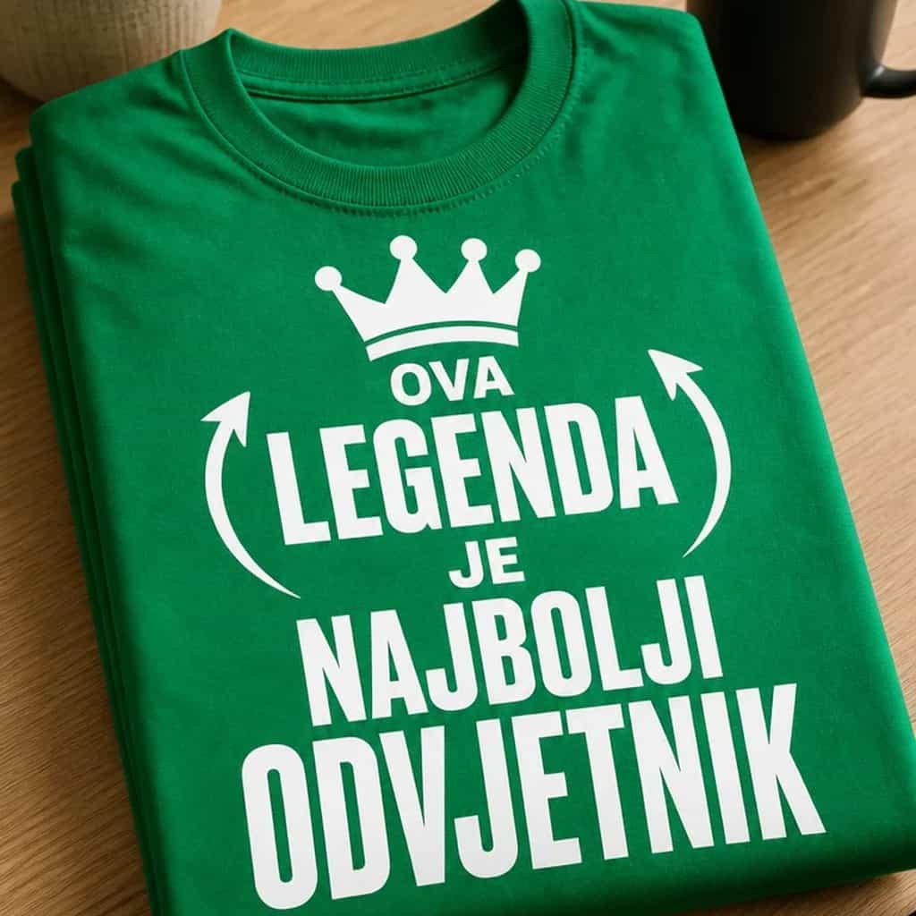 Majica za odvjetnike - OVA LEGENDA JE NAJBOLJI ODVJETNIK