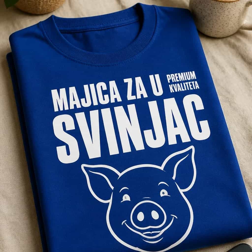 Majica za ljubitelje bezobraznog humora u svinjac