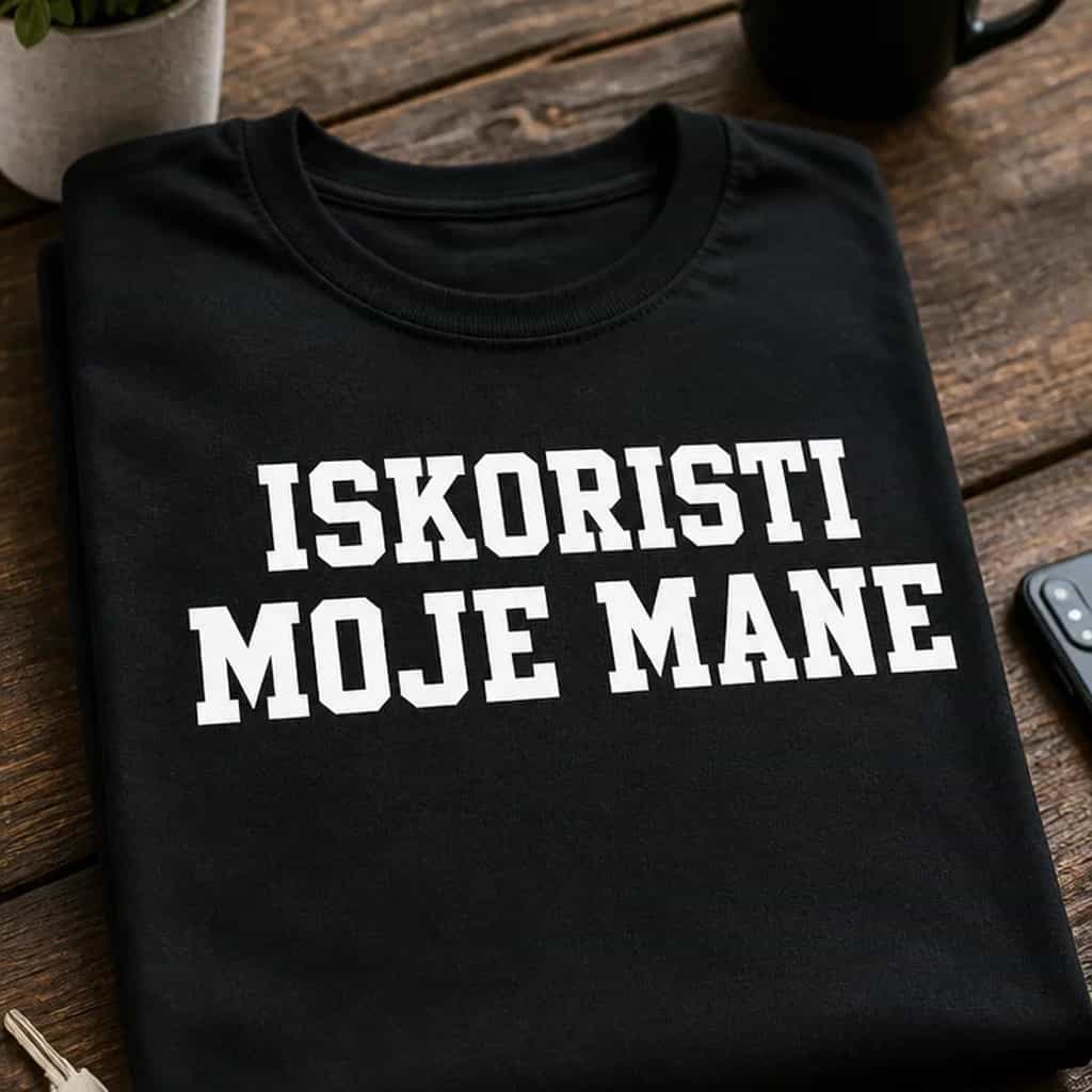 Majica za osobe sa sarkastičnim humorom iskoristi moje mane