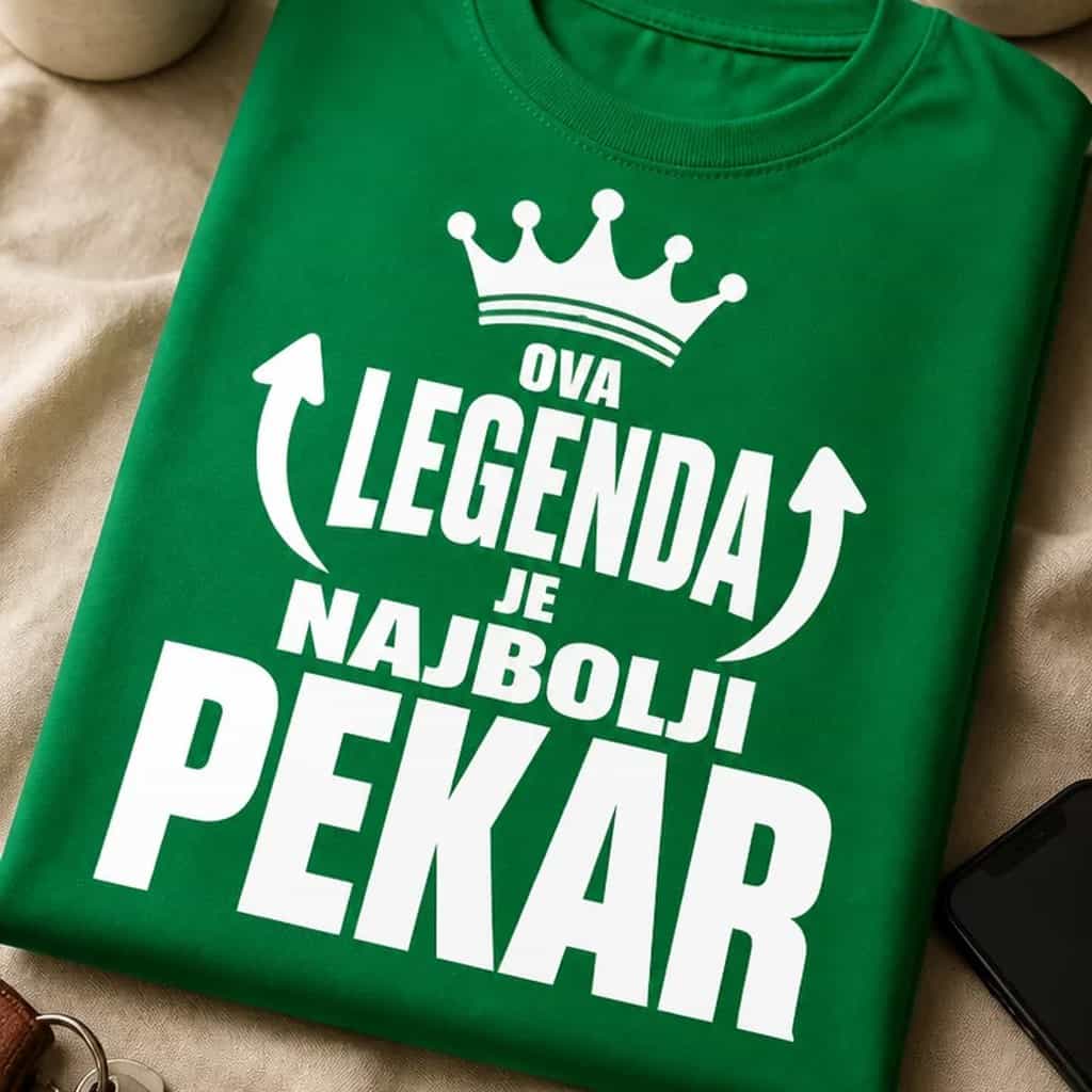 Majica za pekara - OVA LEGENDA JE NAJBOLJI PEKAR