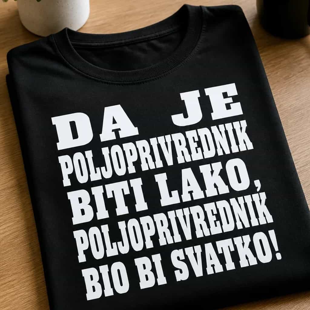 Majica za poljoprivrednike - Poljoprivrednik bio bi svatko