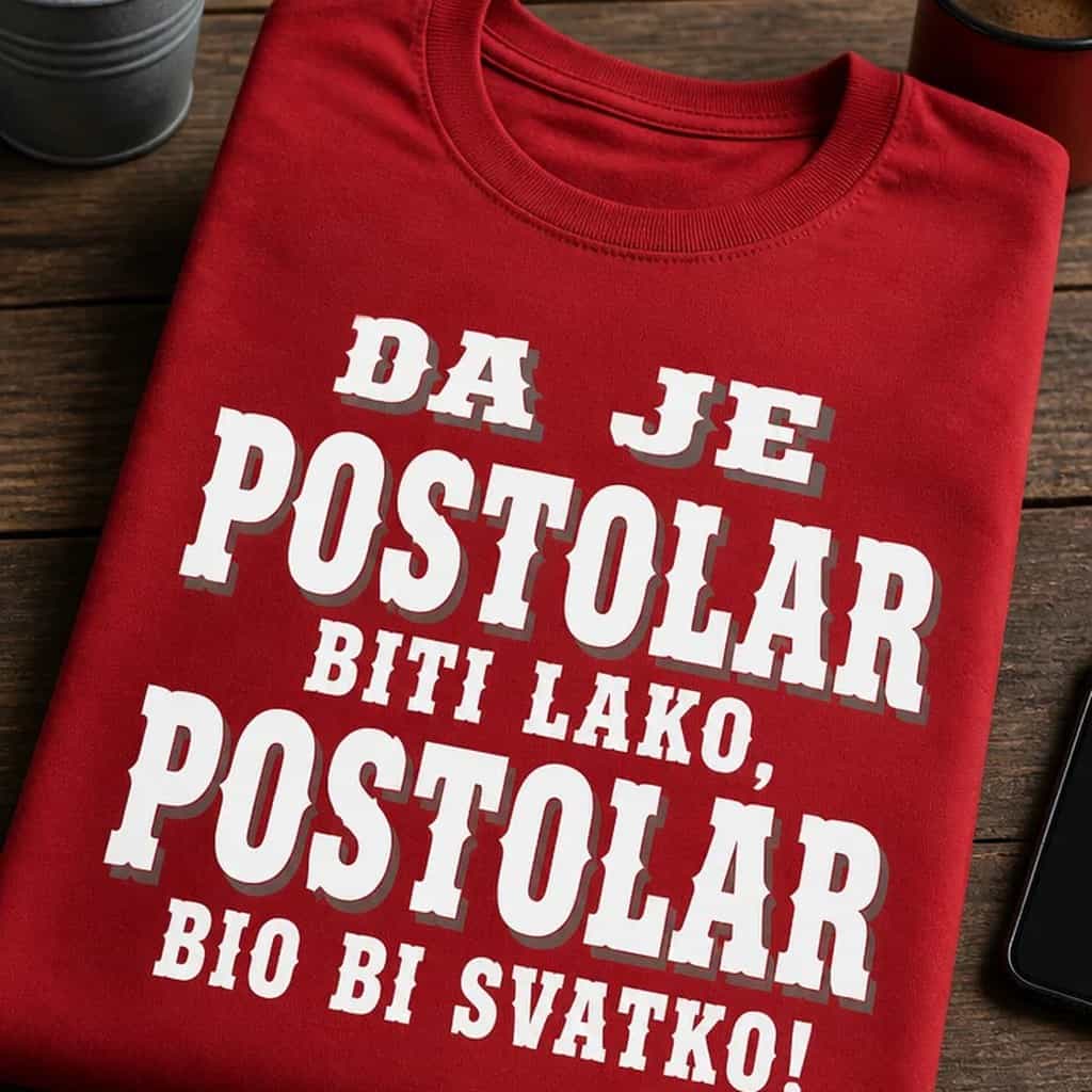 Majica za postolare - da je postolar lako, bio bi svatko