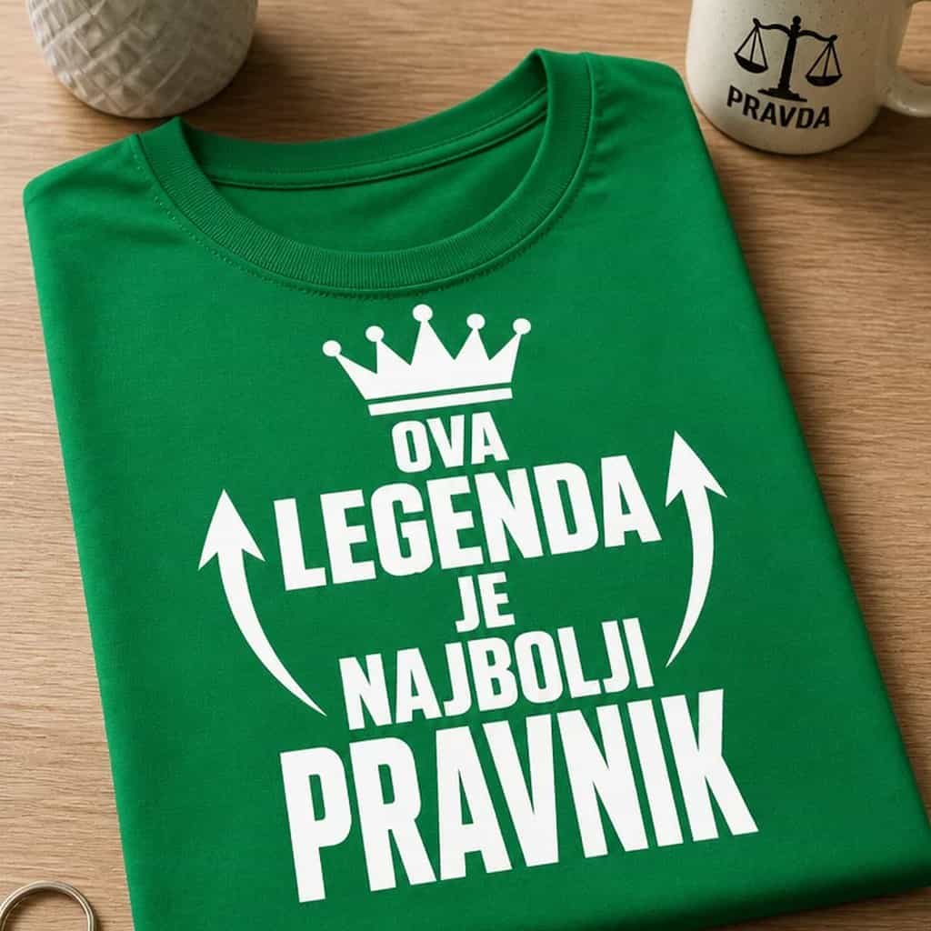 Majica za pravnika - OVA LEGENDA JE NAJBOLJI PRAVNIK