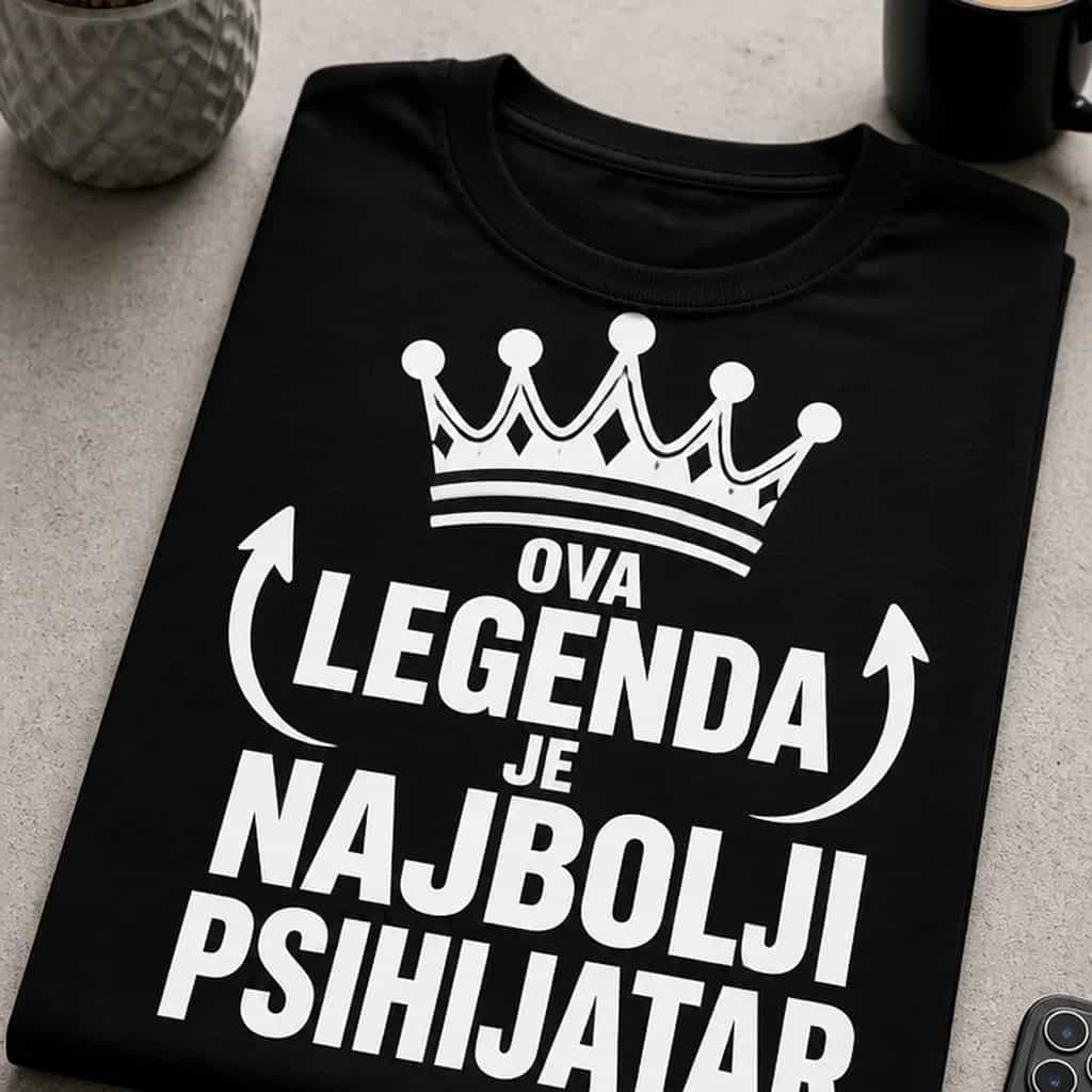 Majica za psihijatra - OVA LEGENDA JE NAJBOLJI PSIHIJATAR