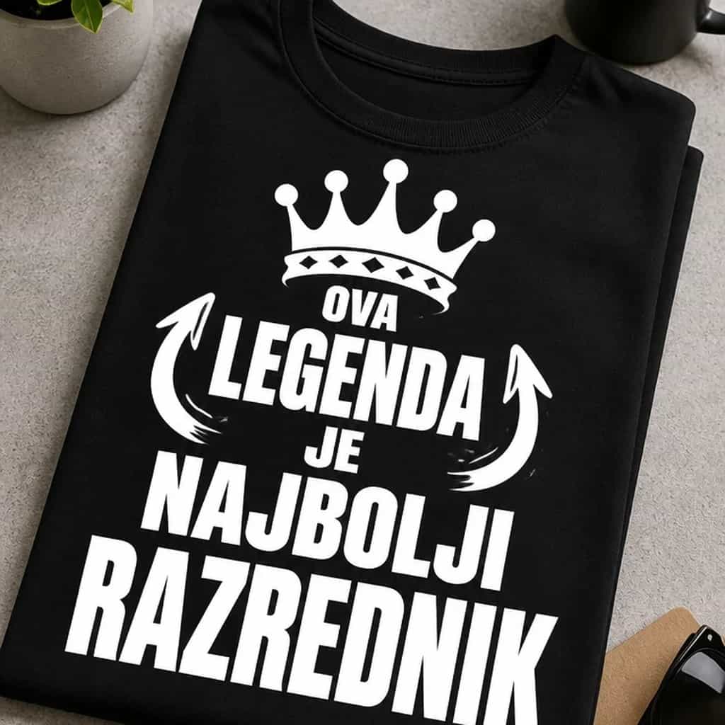 Majica za razrednika - OVA LEGENDA JE NAJBOLJI RAZREDNIK