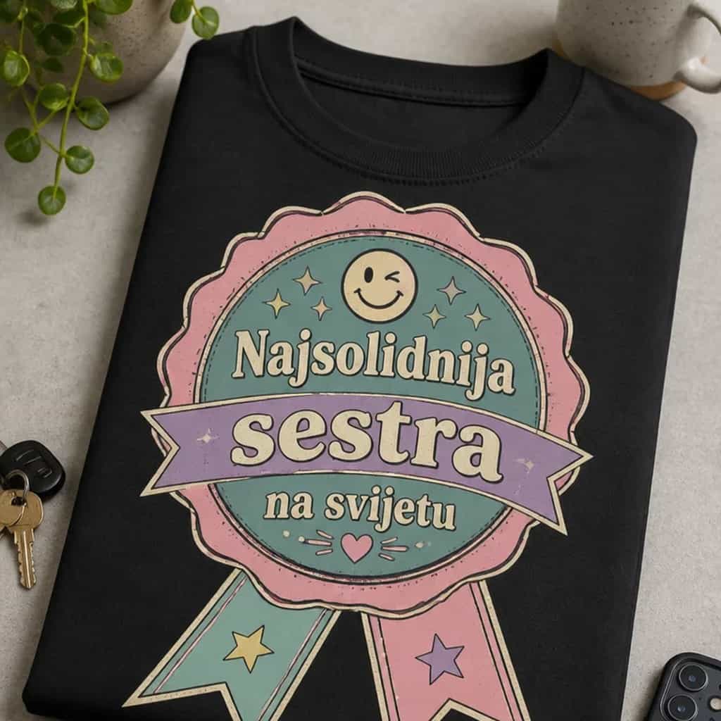 Majica za sestru – Najsolidnija sestra na svijetu