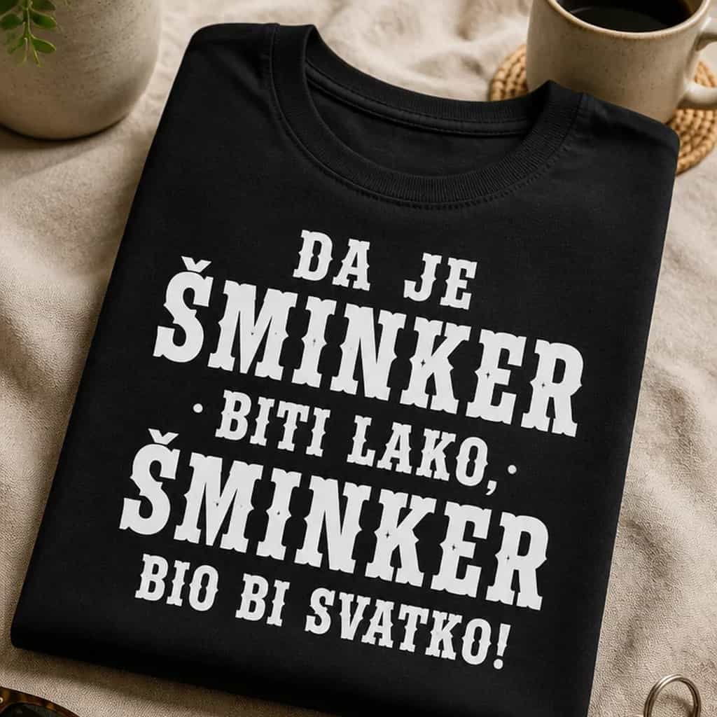 Majica za šminkere - da je šminker biti lako, bio bi svatko