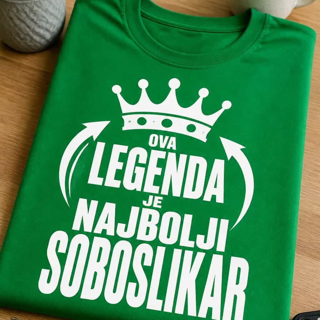 Majica za soboslikara - OVA LEGENDA JE NAJBOLJI SOBOSLIKAR
