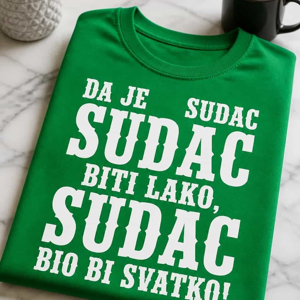 Majica za suce - Da je sudac biti lako, sudac bio bi svatko