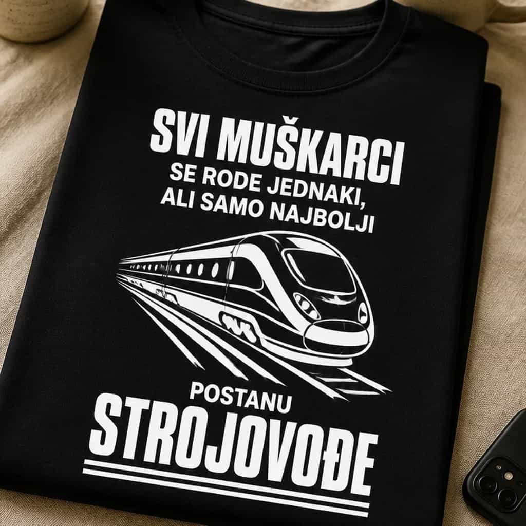Majica za strojovođe samo najbolji postanu strojovođe