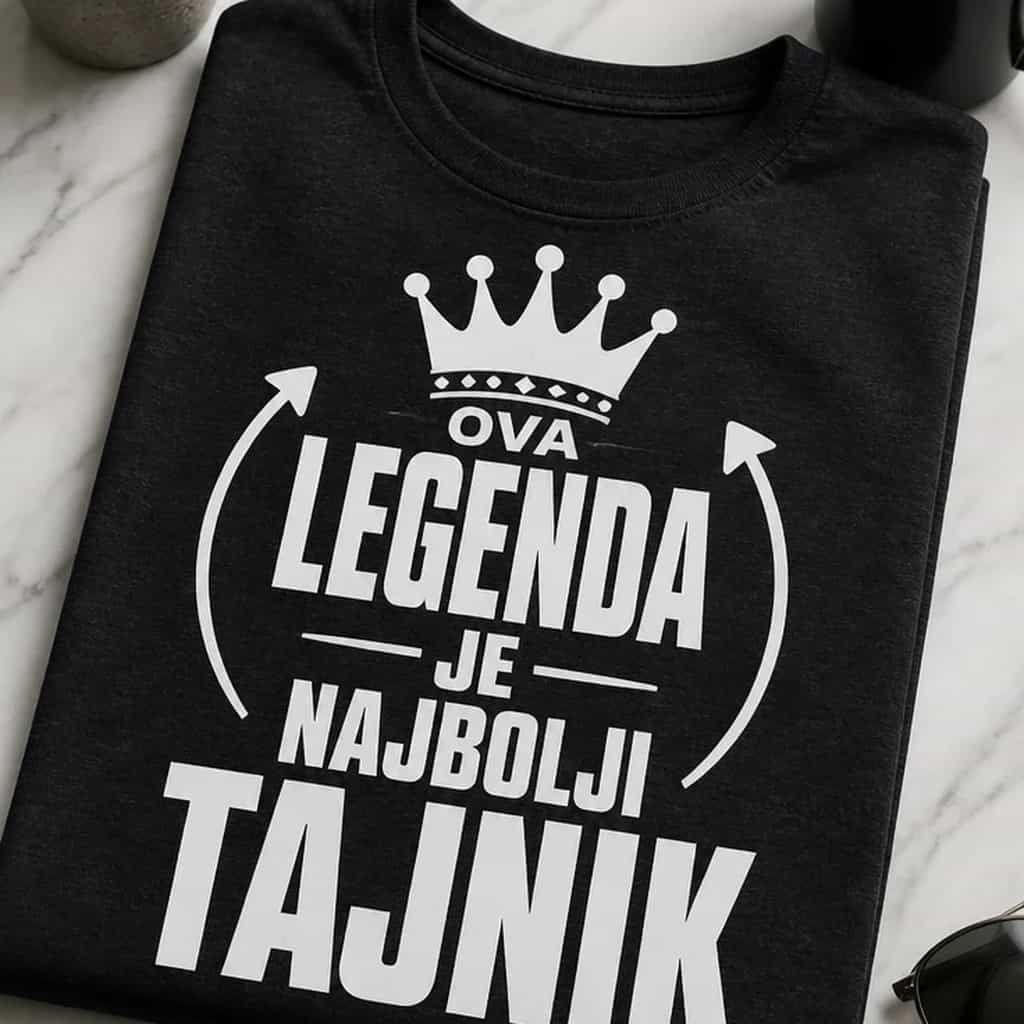 Majica za tajnika - OVA LEGENDA JE NAJBOLJI TAJNIK